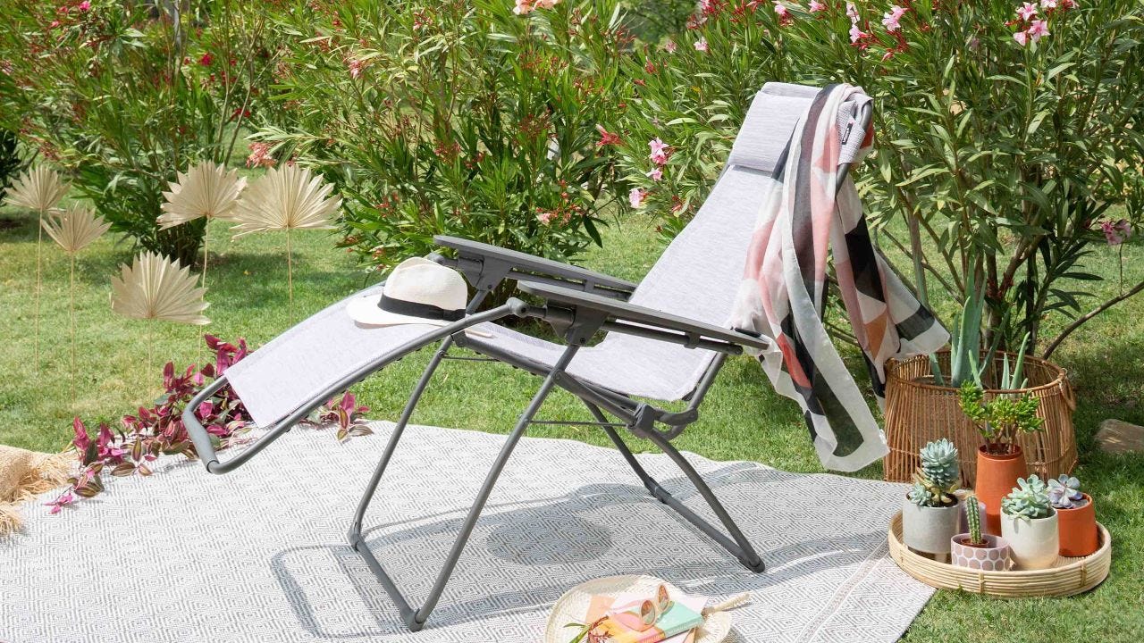 Fauteuil Relax : pour le jardin mais aussi pour l'intérieur