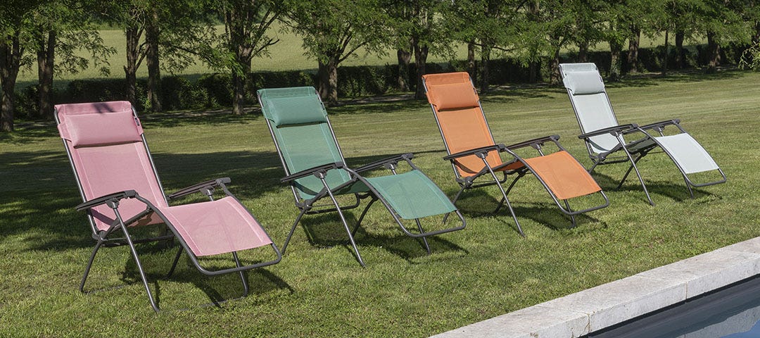 Fauteuils Relax Lafuma Mobilier collection Pistil – confort et style pour vos balcons, terrasses, patio